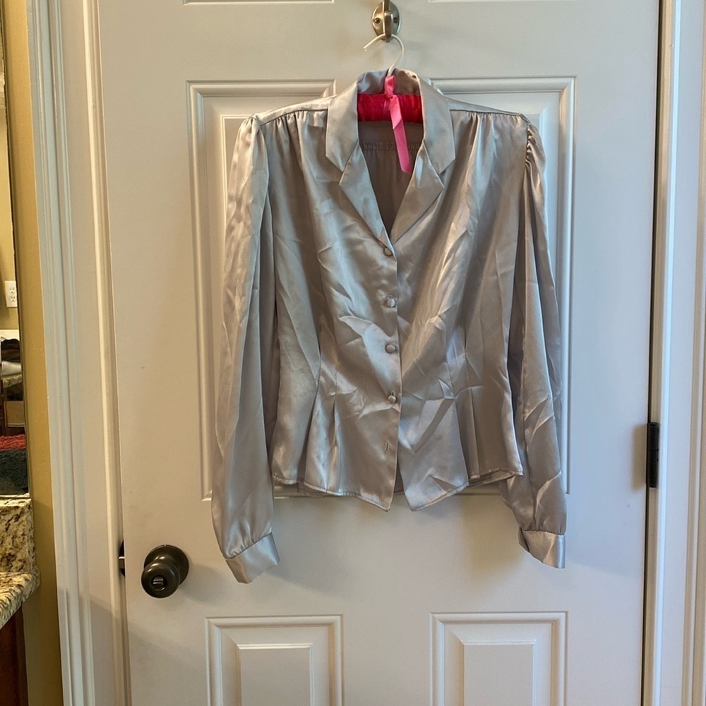 Women’s Grey dress blouse